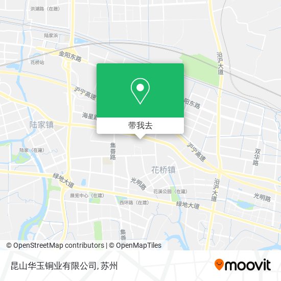 昆山华玉铜业有限公司地图