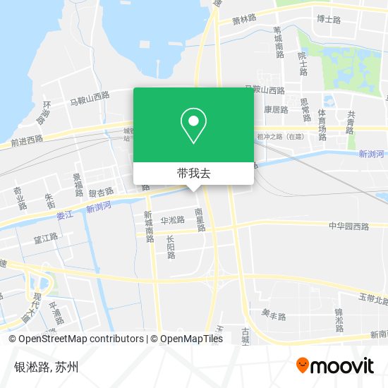 银淞路地图