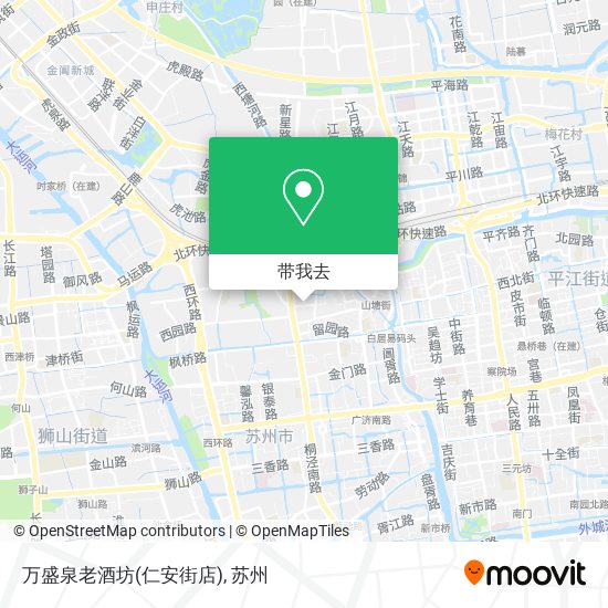 万盛泉老酒坊(仁安街店)地图