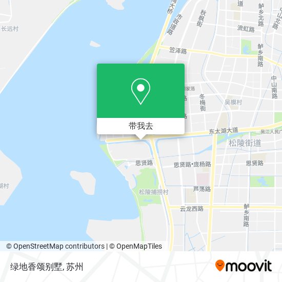绿地香颂别墅地图