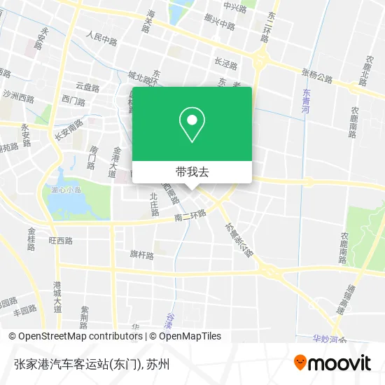 张家港汽车客运站(东门)地图