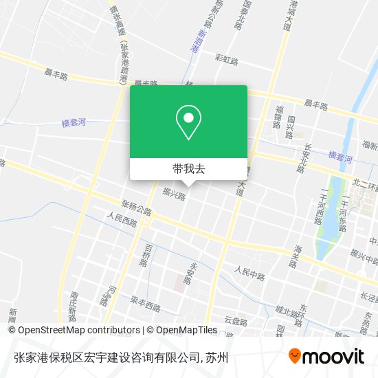 张家港保税区宏宇建设咨询有限公司地图