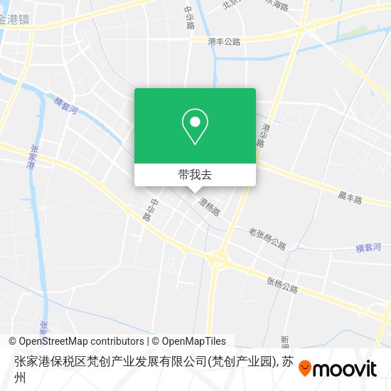 张家港保税区梵创产业发展有限公司(梵创产业园)地图