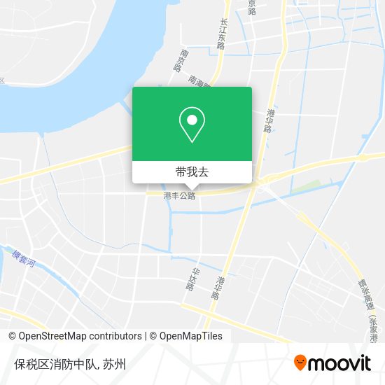 保税区消防中队地图