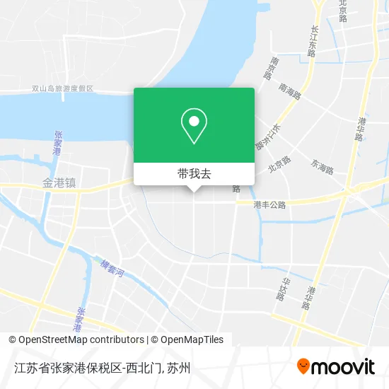 江苏省张家港保税区-西北门地图