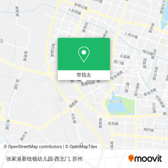 张家港新纽顿幼儿园-西北门地图
