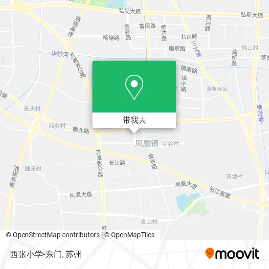 西张小学-东门地图