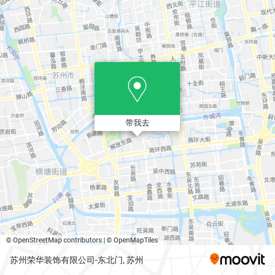 苏州荣华装饰有限公司-东北门地图