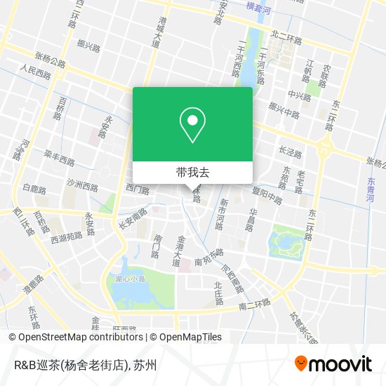 R&B巡茶(杨舍老街店)地图