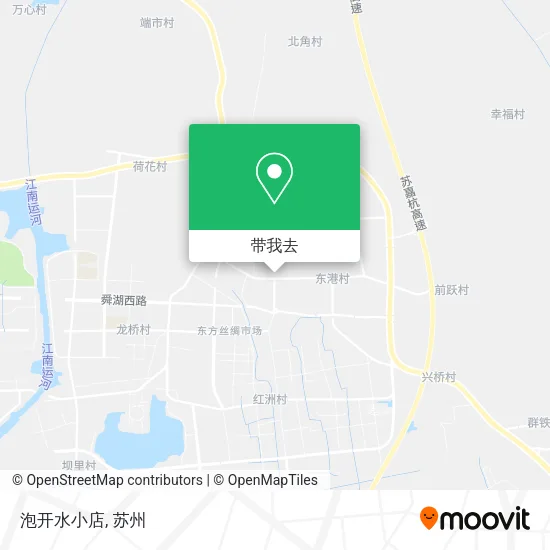 泡开水小店地图