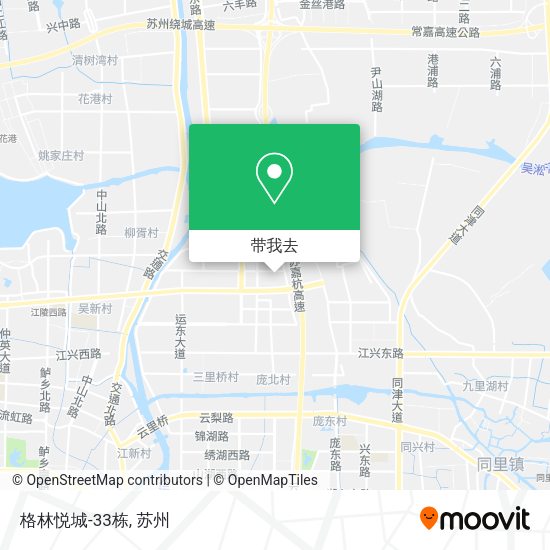 格林悦城-33栋地图