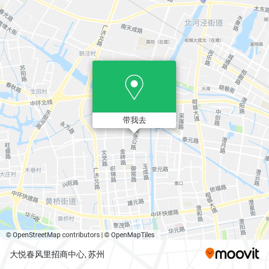 大悦春风里招商中心地图
