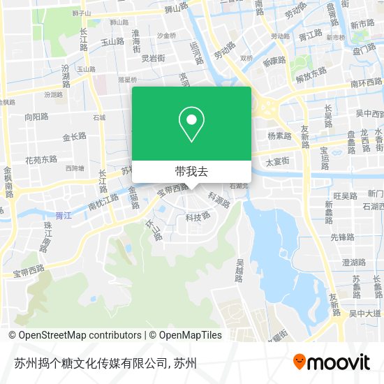 苏州捣个糖文化传媒有限公司地图
