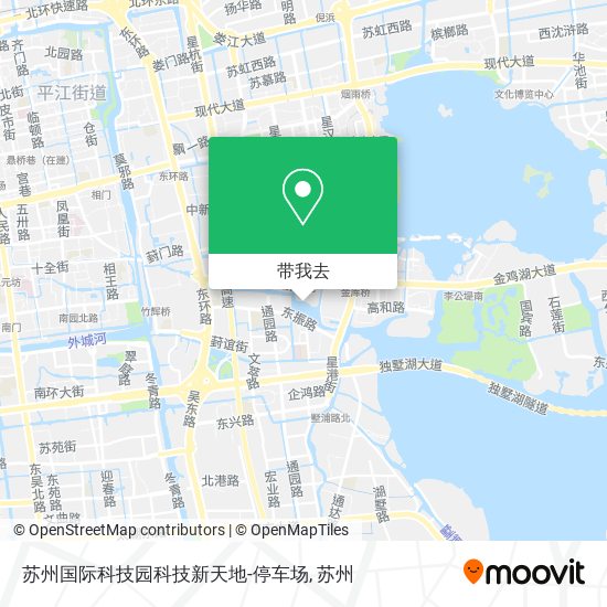 苏州国际科技园科技新天地-停车场地图