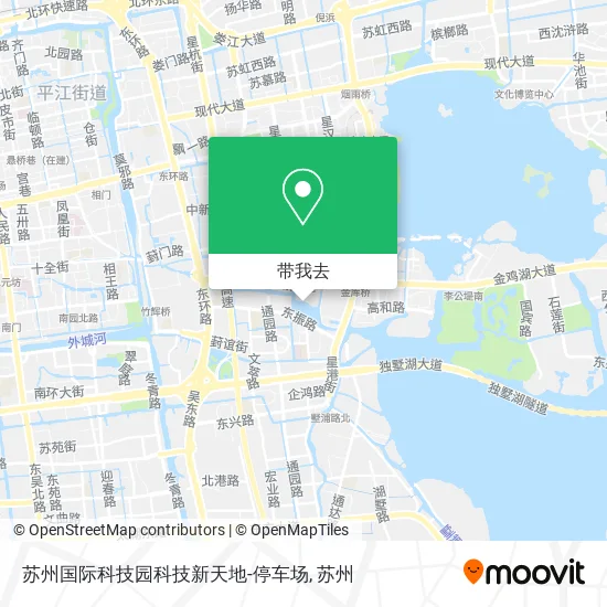 苏州国际科技园科技新天地-停车场地图