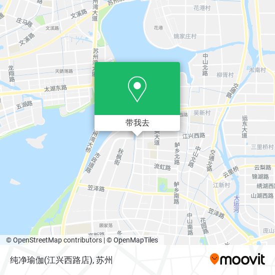 纯净瑜伽(江兴西路店)地图