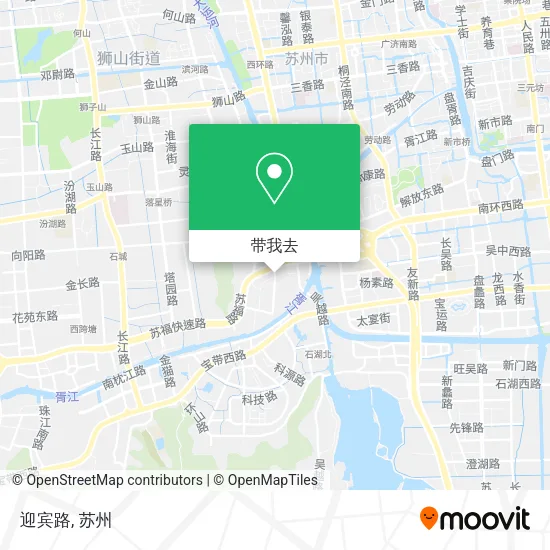 迎宾路地图
