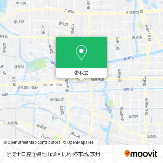牙博士口腔连锁昆山城区机构-停车场地图