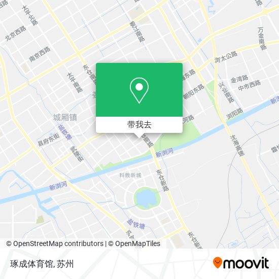 琢成体育馆地图