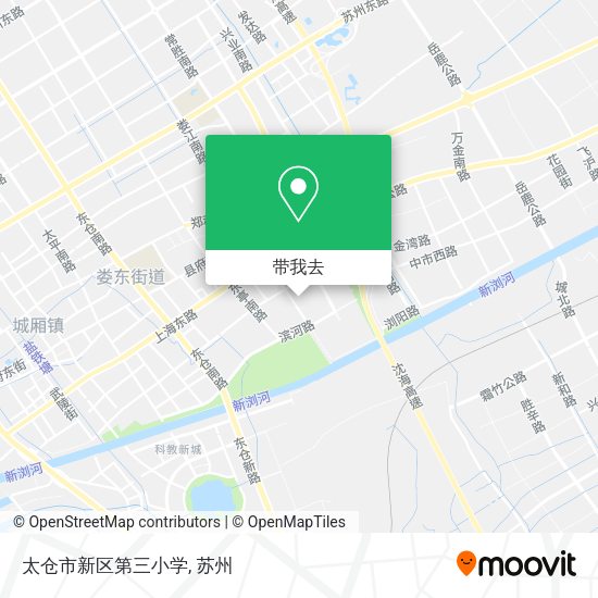 太仓市新区第三小学地图