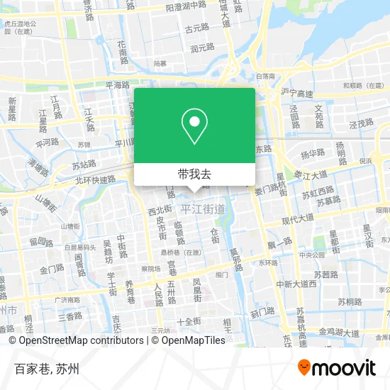 百家巷地图