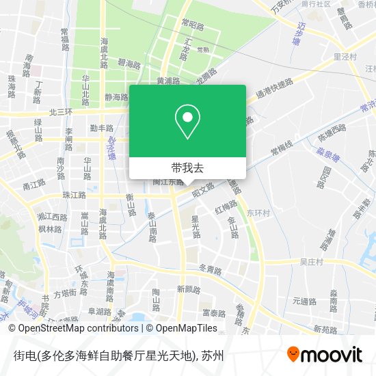 街电(多伦多海鲜自助餐厅星光天地)地图