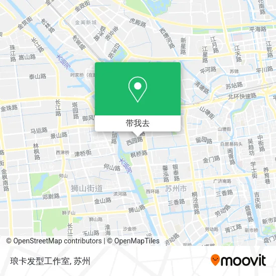 琅卡发型工作室地图
