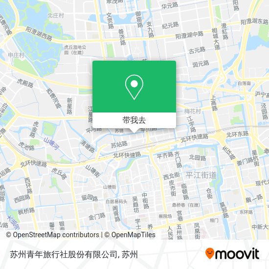 苏州青年旅行社股份有限公司地图