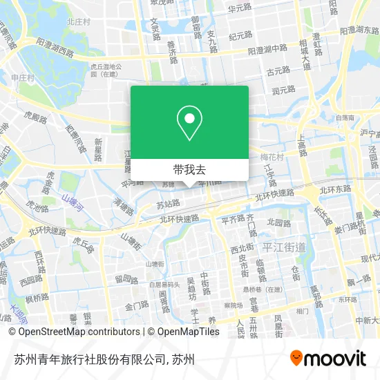 苏州青年旅行社股份有限公司地图