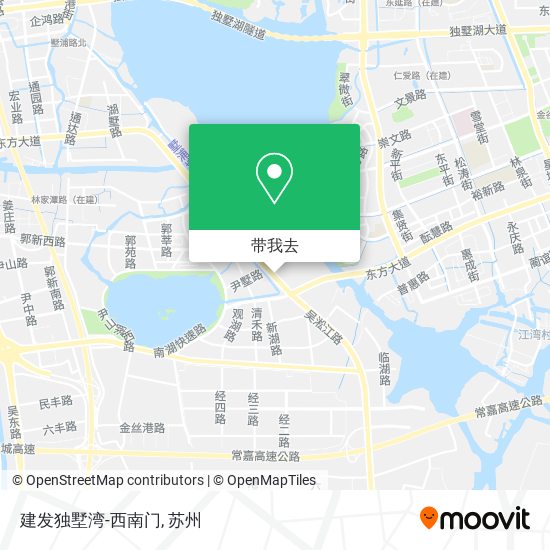 建发独墅湾-西南门地图