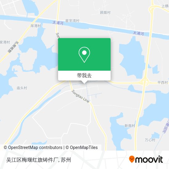 吴江区梅堰红旗铸件厂地图