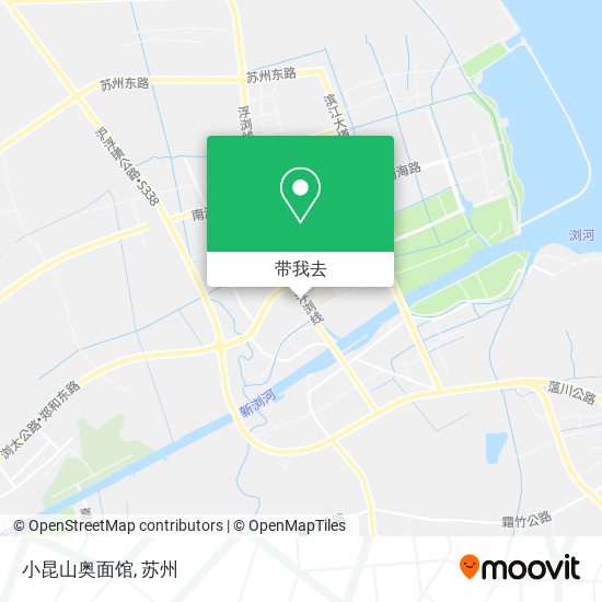 小昆山奥面馆地图