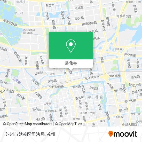 苏州市姑苏区司法局地图