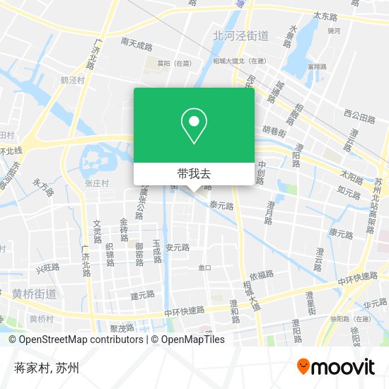 蒋家村地图