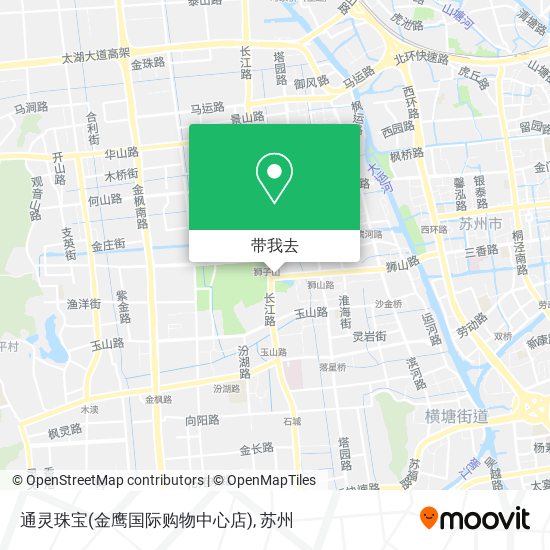 通灵珠宝(金鹰国际购物中心店)地图