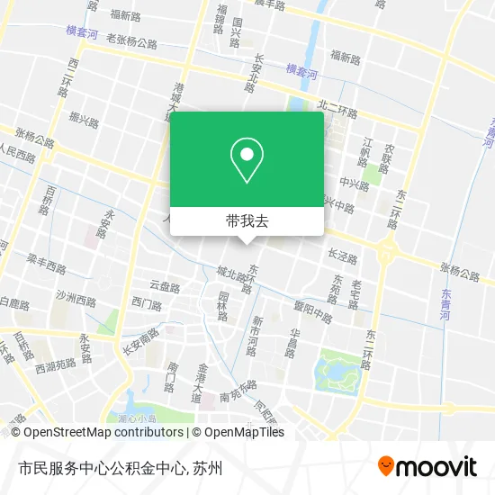 市民服务中心公积金中心地图