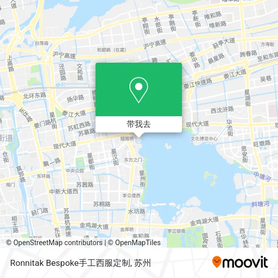 Ronnitak Bespoke手工西服定制地图