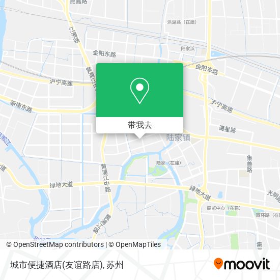 城市便捷酒店(友谊路店)地图