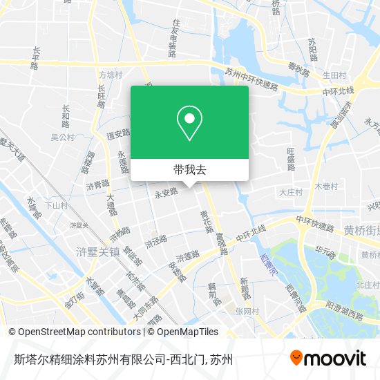 斯塔尔精细涂料苏州有限公司-西北门地图