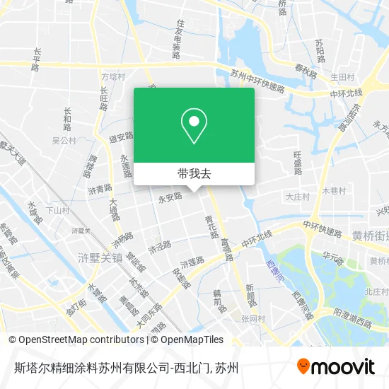 斯塔尔精细涂料苏州有限公司-西北门地图