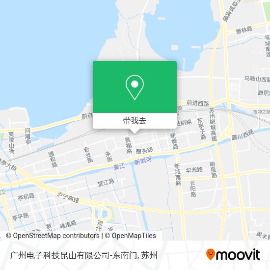 广州电子科技昆山有限公司-东南门地图