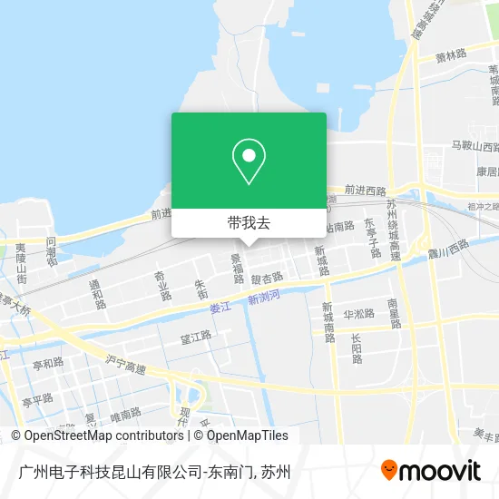 广州电子科技昆山有限公司-东南门地图