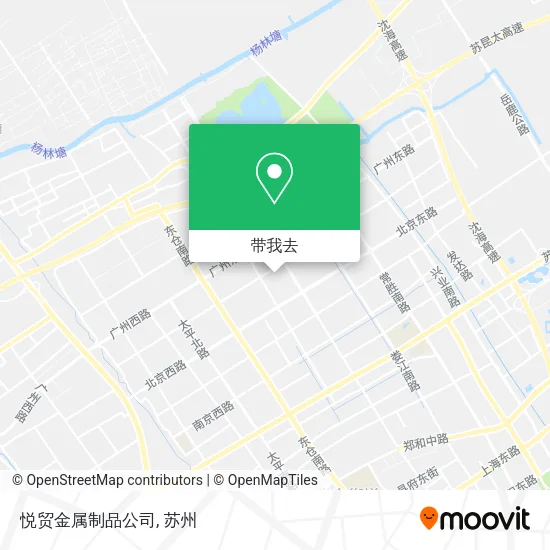悦贸金属制品公司地图