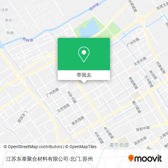 江苏东泰聚合材料有限公司-北门地图