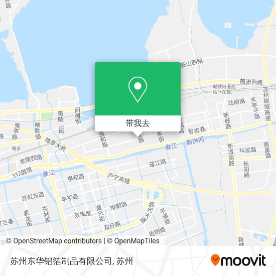 苏州东华铝箔制品有限公司地图