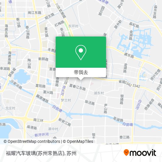 福耀汽车玻璃(苏州常熟店)地图