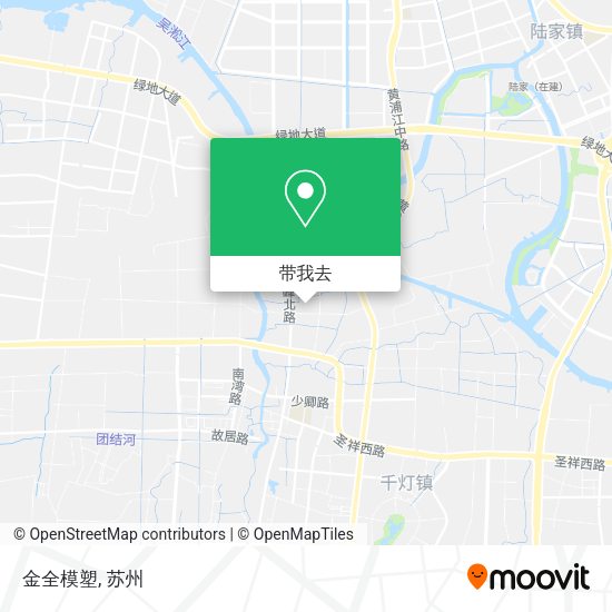 金全模塑地图