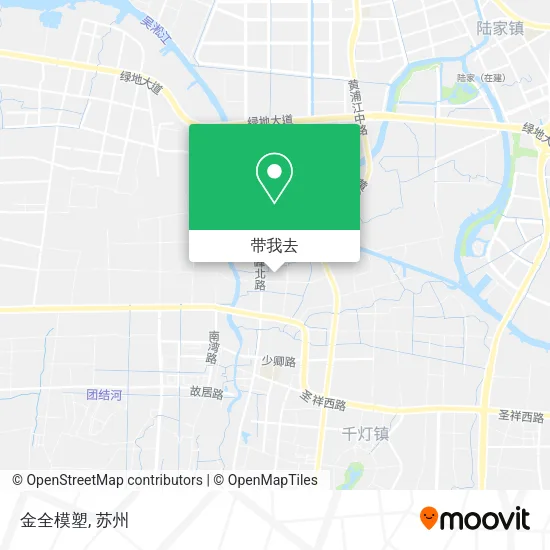 金全模塑地图