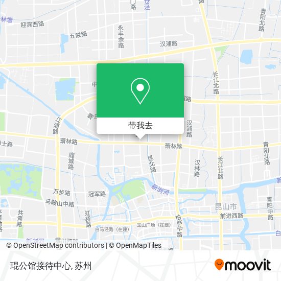 琨公馆接待中心地图