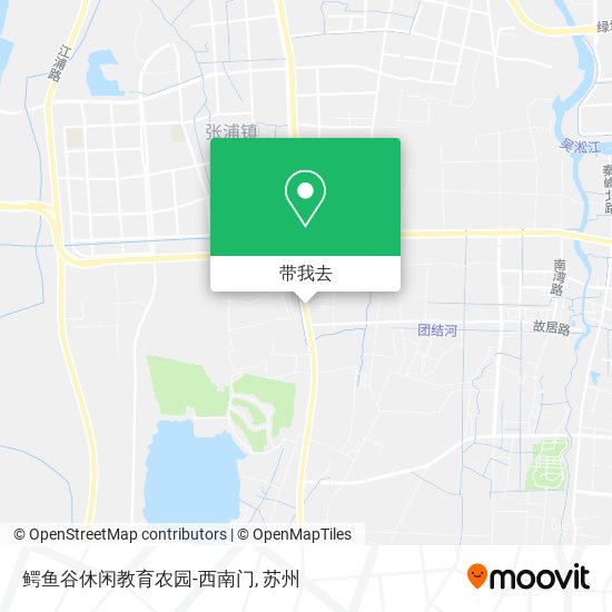 鳄鱼谷休闲教育农园-西南门地图